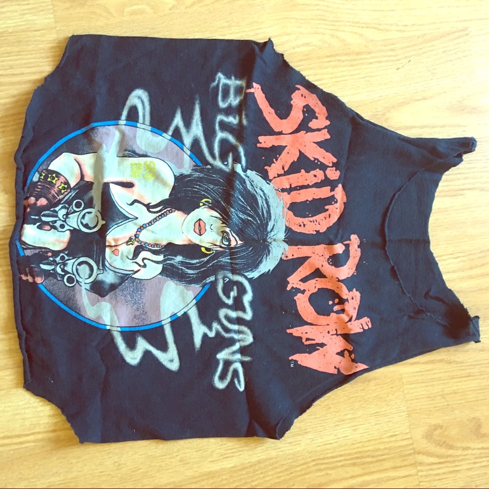 Cut Skid Row tank.